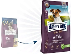 Happy Dog Sensible Mini Ireland (Лосось, кролик)