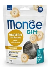 Monge Gift Training Dog Тренировочные лакомства с уткой и бананом