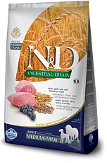 Farmina N&D Ancestral Grain Adult Medium & Maxi (Ягненок и черника)
