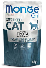 Monge Grill Pouch Sterilised Cat (Форель)