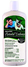 Sentry Natural Defense Шампунь от блох и клещей для собак