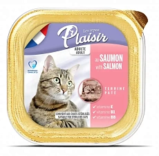 Plaisir Паштет для кошек (Лосось)