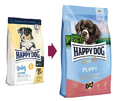 Happy Dog Puppy Sensible (Лосось, картофель)
