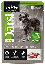 Darsi Adult Active Пауч для собак (Утка с яблоком)