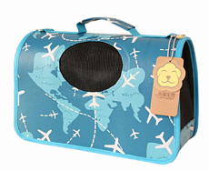 Котики Собачки сумка-переноска "Blue plane"