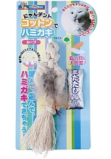Верёвка с мататаби для чистки зубов в форме петли с перьями