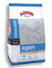 Arion Original Puppy Medium Breed (Лосось и рис)