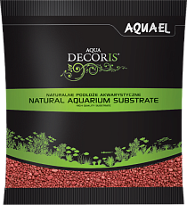 Aquael Грунт Aqua Decoris (красный), 2-3 мм