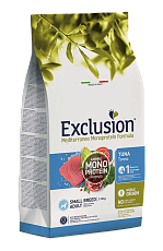 Exclusion Monoprotein Noble Grain Adult Small (Тунец)