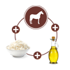 Корм для собак с кониной, рисом и растительным маслом