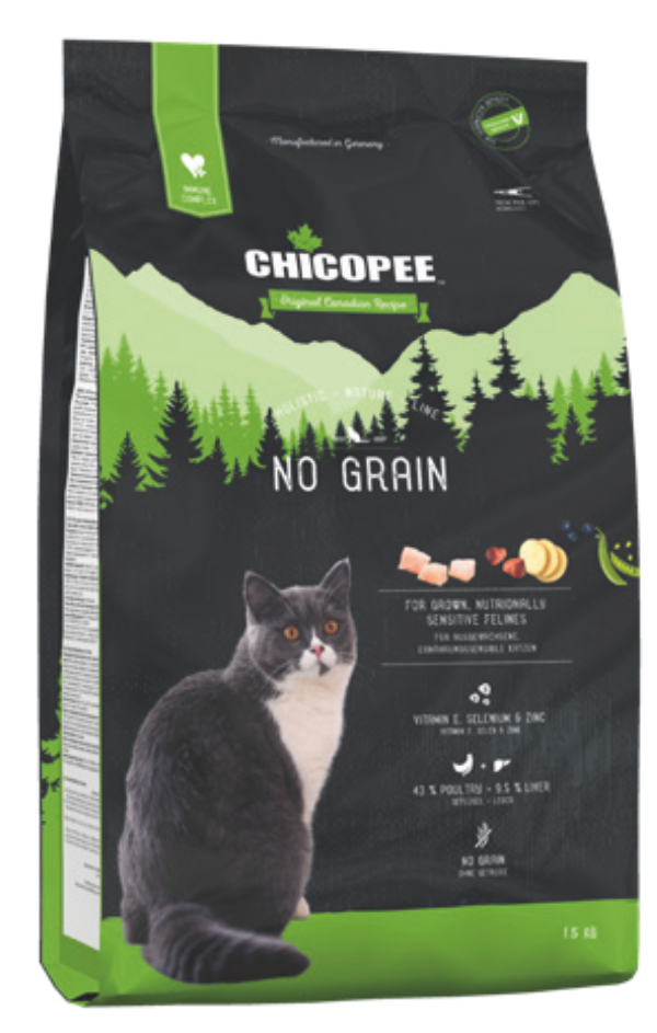 Сухой корм Chicopee HNL No Grain для кошек и котят