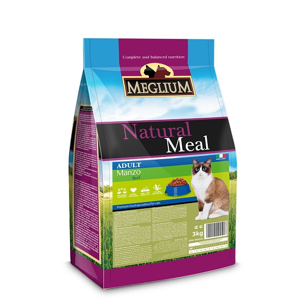 Сухой корм Meglium Cat Adult (Говядина) для кошек и котят