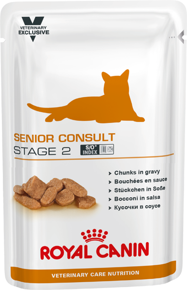 Консервы Royal Canin Senior Consult Stage 2, 100 гр для кошек и котят