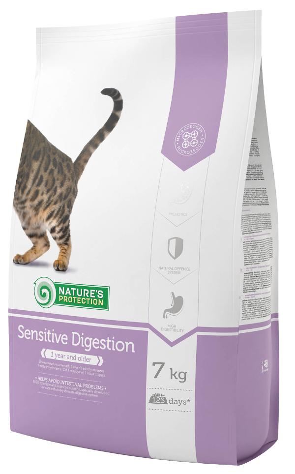 Сухой корм Nature's Protection Sensitive Digestion для кошек и котят