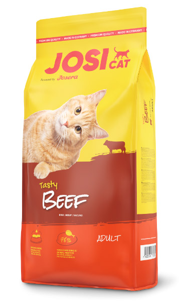 Сухой корм JosiCat Tasty (Говядина) для кошек и котят