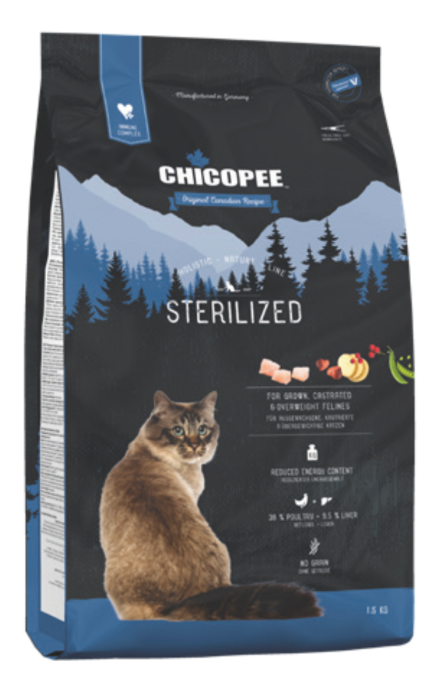 Сухой корм Chicopee HNL Sterilized для кошек и котят