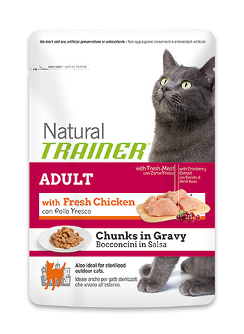 Консервы Trainer Natural Pouch Chicken для кошек и котят