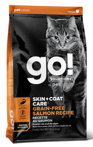 Сухой корм GO! Skin+Coat GF for Cats (Лосось) для кошек и котят