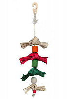 "Trixie" игрушка для птиц цветные узелки
