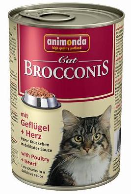 Консервы Консервы Brocconis Cat (птица и сердце) для кошек и котят