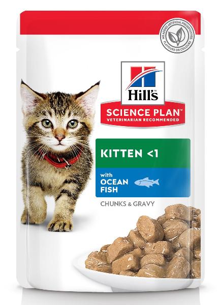 Консервы Hill's Science Plan влажный корм для котят (океаническая рыба) для кошек и котят