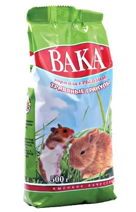 ВАКА ВК Травяные гранулы для грызунов