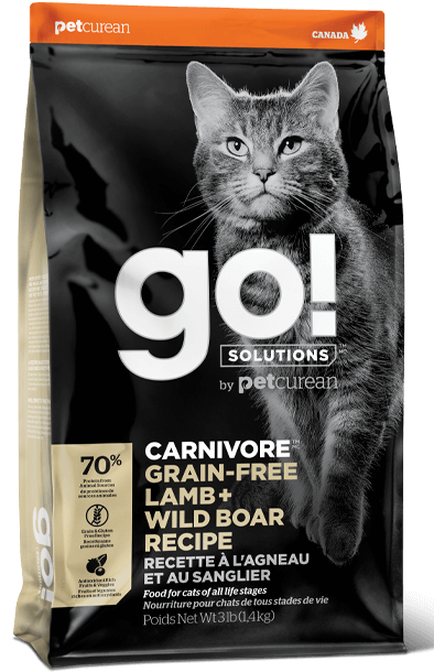 Сухой корм GO! Carnivore GF Cat (Ягненок, дикий кабан) для кошек и котят
