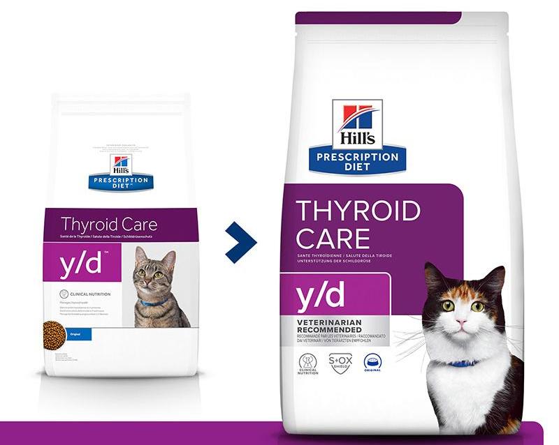 Сухой корм Hill's Prescription Diet y/d Thyroid Care для кошек для кошек и котят