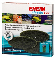 Eheim Фильтрующий материал CLASSIC 600 (губка угольная)