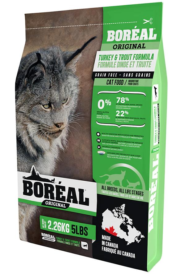 Сухой корм Boreal Original GF Cat (Индейка и форель) для кошек и котят