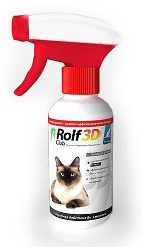 Экопром Спрей RolfClub 3D для кошек