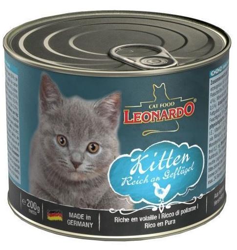 Консервы Leonardo Kitten (Poultry) для кошек и котят