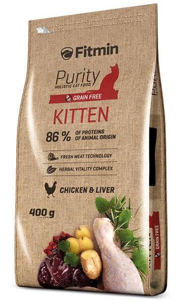 Сухой корм Fitmin Сat Purity Kitten (Курица) для кошек и котят