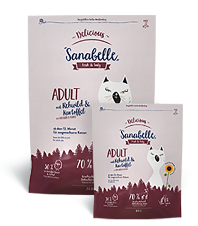 Лакомство Bosch Sanabelle Delicious (Косуля и картофель) для кошек и котят