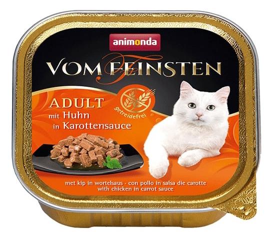 Консервы Vom Feinsten (с курицей в морковном соусе) для кошек и котят