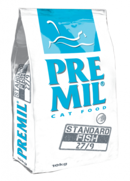 Сухой корм Premil Standart (Рыба) для кошек и котят