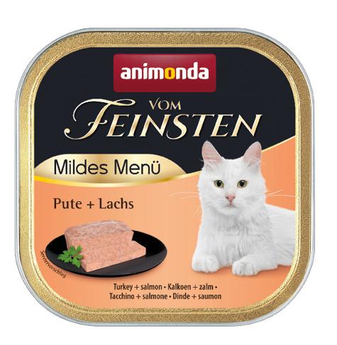Консервы Vom Feinsten Castrated (с индейкой с лососем) для кошек и котят