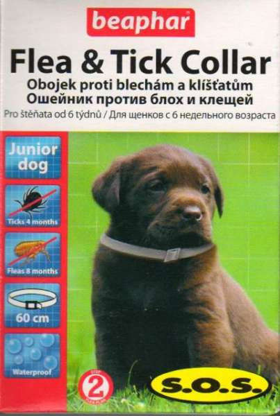 Ошейник SOS Flea & Tick Collar для щенков, 60 см