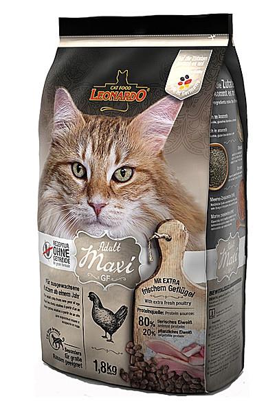 Сухой корм Leonardo Adult GF Maxi Croc для кошек и котят