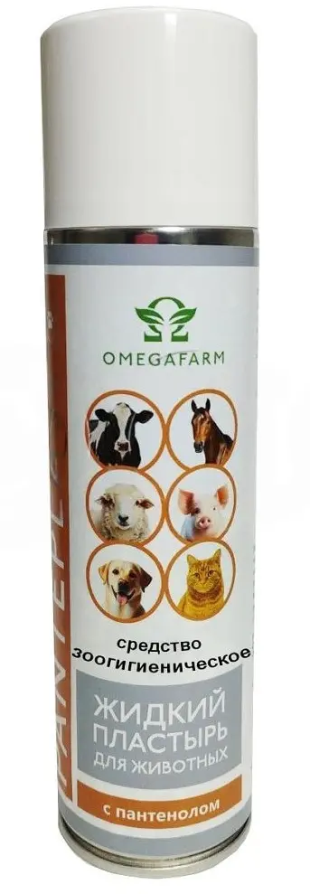 OMEGAFARM Средство зоогигиеническое Жидкий пластырь