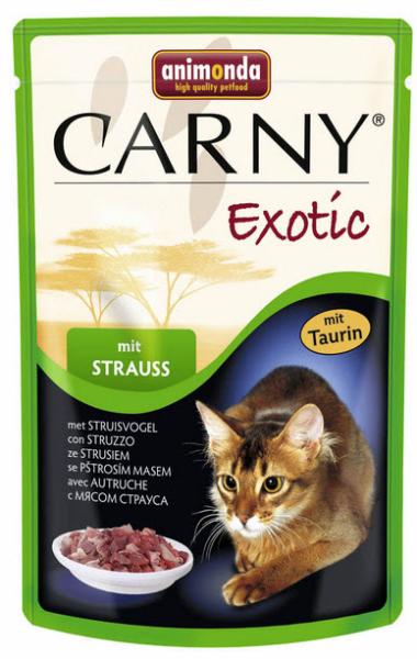 Консервы Carny Exotic (с мясом страуса) для кошек и котят