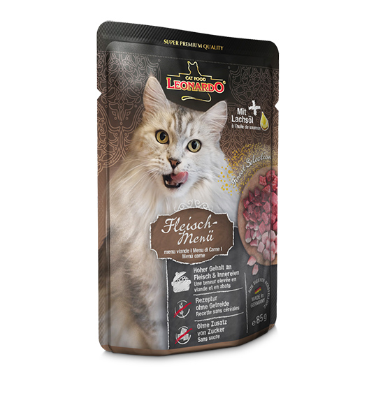 Консервы Leonardo Meat Menu (мясное меню) для кошек и котят