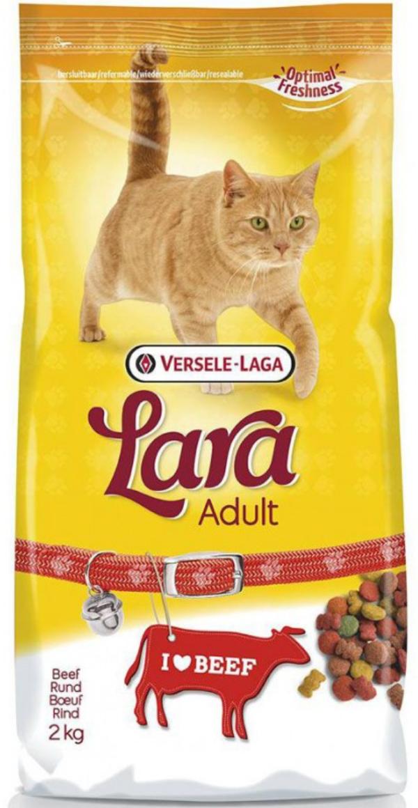 Сухой корм LARA для кошек (Говядина) для кошек и котят