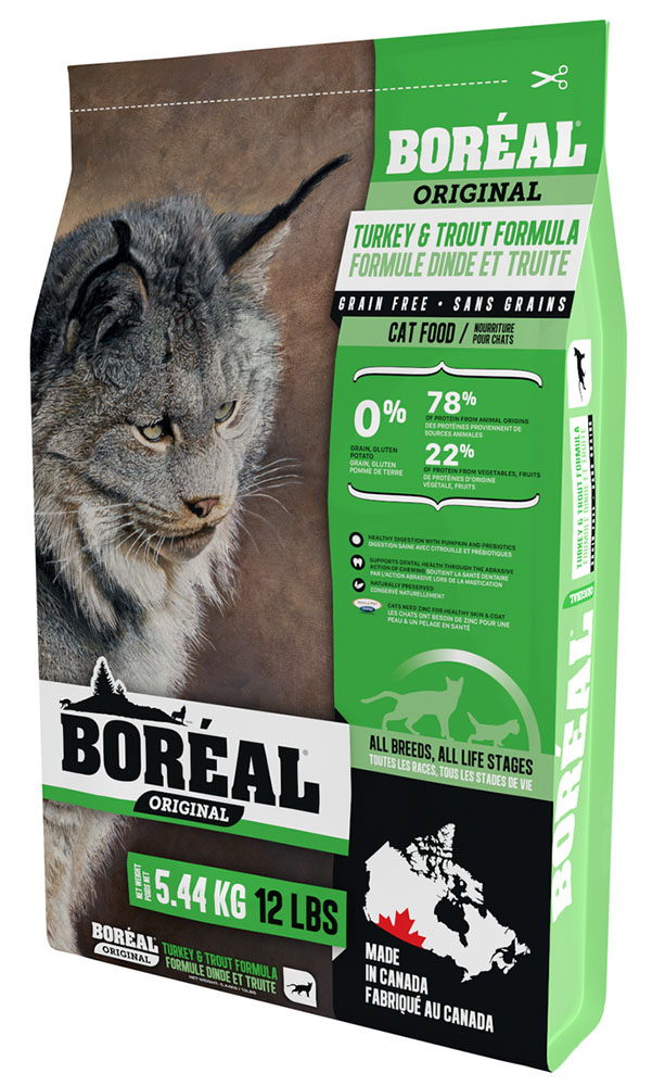 Сухой корм Boreal Original GF Cat (Индейка и форель) для кошек и котят
