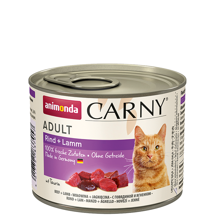 Консервы Carny Adult (с говядиной и ягненком) для кошек и котят
