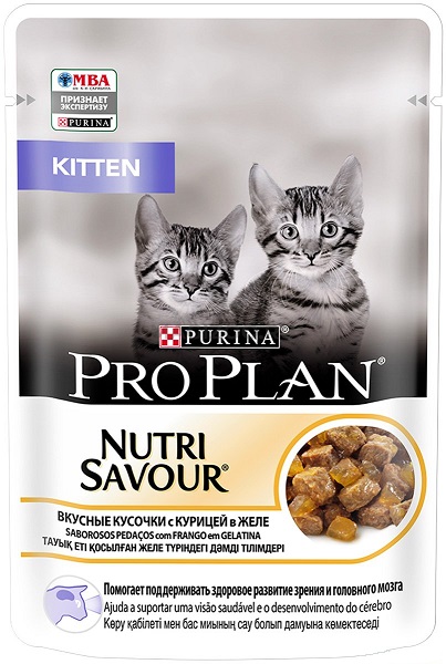 Консервы Pro Plan KITTEN (Курица в желе) для кошек и котят