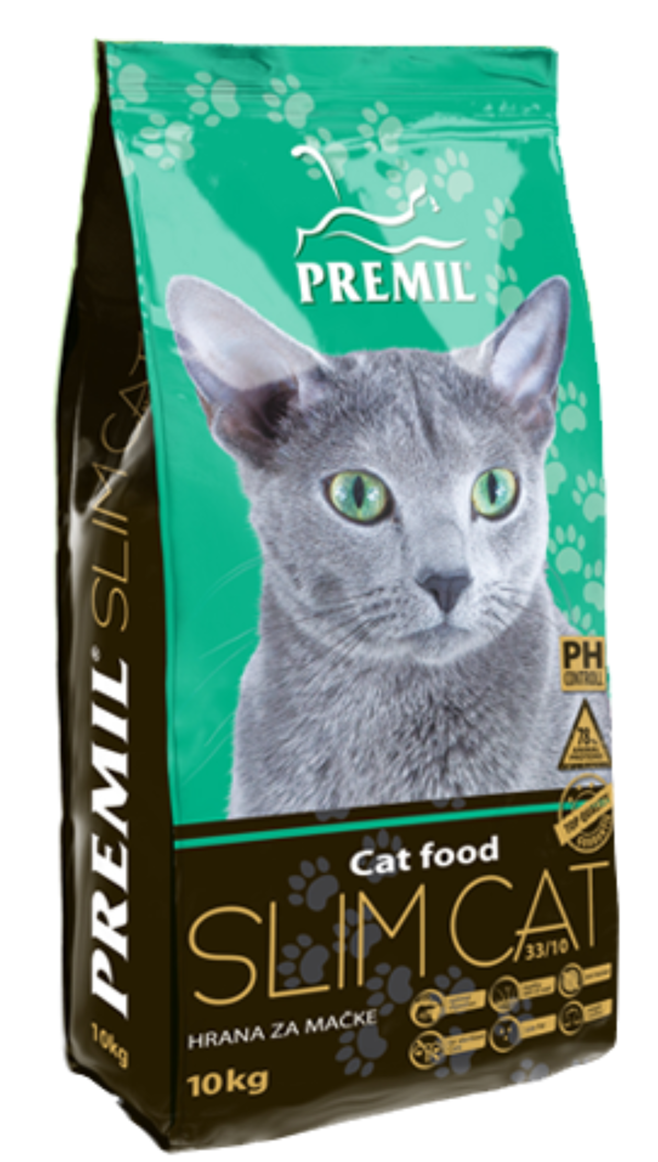 Сухой корм Premil Slim Cat SuperPremium для кошек и котят