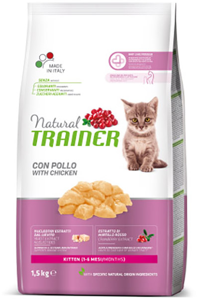 Сухой корм Trainer Natural Kitten (Цыпленок) для кошек и котят