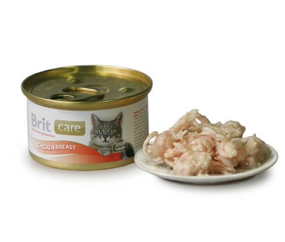 Консервы Brit Care Cat Chicken Breast для кошек и котят
