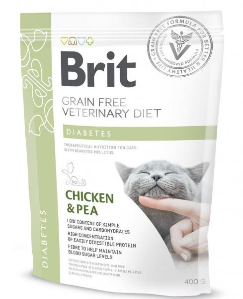 Сухой корм Brit VD Cat Grain free Diabetes для кошек и котят